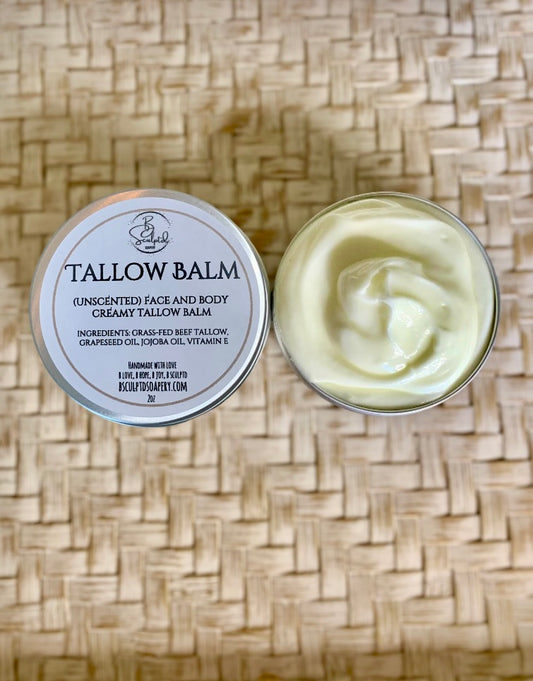 Unscented Creamy Tallow Balm